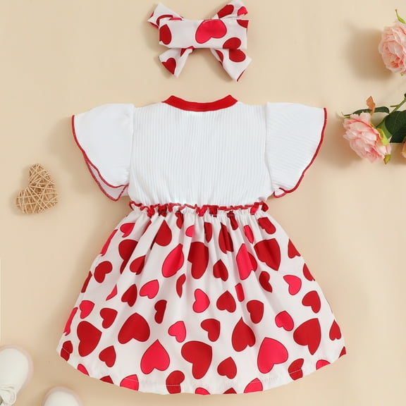 Aayomet Princess Dress Up Clothes For Little Girls Little Girls Knit Sweater Dress Long Sleeve Ribbed Ruffle Dress Kids Pullover Dresses,White 6-9 Months