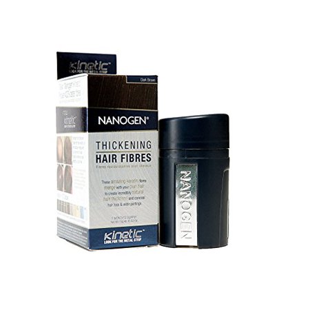 Pure Keratin Hair Fibers Perfect to Hide Bald Spots by Nanogen - Dark