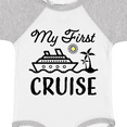 thumbnail image 4 of Inktastic My First Cruise with Cruise Ship and Palm Trees Boys or Girls Baby Bodysuit, 4 of 5