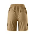 thumbnail image 5 of Women's Pants Casual Stretch Cargo Shorts Summer Loose Hiking Shorts With Pockets Trousers, 5 of 5