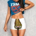 thumbnail image 3 of Lsque Fishing Gnome Fisherman Pattern High Waisted Biker Shorts for Women-Tummy Control Fitness Athletic Workout Running Yoga Gym Shorts,Moisture-Wicking-XX-Large, 3 of 9