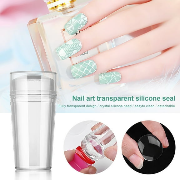 Limei Stylish Manicure Stamper with Lid for Women Nail Design