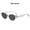 Gray Frame Black and Grey Lens, variant on Coco Mirror Leopard Print Cat Eye Sunglasses for Women, New High-End Fashionable UV-Protective Trendy Versatile Sunglasses