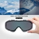 thumbnail image 3 of OutdoorMaster OTG Gafas de esquí - Gafas de esquí/snowboard para hombres, mujeres y jóvenes - 100% protección UV (marco blanco + lente VLT 13,5% rosa con REVO completo rosa), 3 of 7