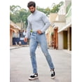 thumbnail image 6 of Men Slim Fit Lightweight Long Sleeve Pullover Top Turtleneck T-Shirt, 6 of 13