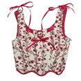 thumbnail image 1 of Mignon Tops de Fleurs Femmes Sexy Corset Top, 1 of 27