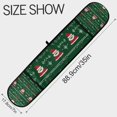 thumbnail image 3 of Yayeee Double Oven Mitt Kitchen Heat Resistant Baking 35" x7" Quilted Glove, Green Christmas Trees, 3 of 6