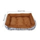 thumbnail image 3 of Sofa Vama Ropa de Cama Cama rectangular para mascotas, para gatos y perros, extra gruesa, cálida, con cojín de felpa, suave, para uso en interiores y exteriores. for Navideño, 3 of 4