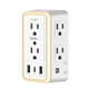 thumbnail image 1 of Cargador de pared USB, protector contra sobretensiones Super Electro, 6 enchufes, 1 of 6
