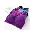 thumbnail image 5 of Women Girls Padded Seamless Bra Vest Tops Rimless Bras Plus Size Shockproof Bra Underwear, 5 of 5