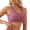 Red, variant on High Support Sports Bra Removable Padding Yoga Tank Top For Running Training Non Comfort, S, Purple