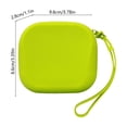 thumbnail image 3 of Cififendec Silicone Zipper Storage Pouch, 3.78"×3.39", Waterproof Portable Wallet with Wrist Strap for Coins, Passport, Earphones and Charging Cables Travel Organizer, 3 of 6