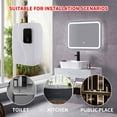 thumbnail image 5 of Tankless Water Heater under $5! CQCYD 110V Instant Water Heater, Under Sink Tankless Water Heater, Electric Point of Use Water Heater for Kitchen Bathroom, LCD Digital Display, Hot Water Heater for, 5 of 9