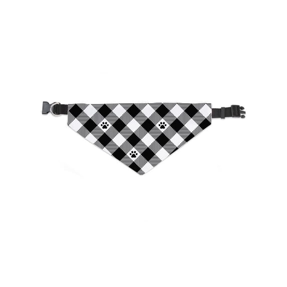 Dog Paws In Pattern Bandana -Image by Shutterstock, Medium