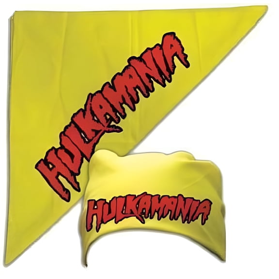 Hulkamania Bandana Gold