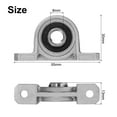 thumbnail image 2 of 2pcs KP08 Pillow Block Bearing 8mm Bore Bearing Units Zinc Alloy Flange Mounted Bearing Housing, P6(ABEC3), 2 of 6