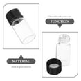 thumbnail image 5 of 10 pcs Clear Glass Vials Small Glass Vials Liquid Sample Glass Vials Leak-proof Glass Vials with Screw Caps, 5 of 5