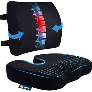 Fencesmart Gel Seat Cushion, Helps with Long Sitting Back Pain, Pressure  Relief for Office Chair, Gaming Chairs, Car, Wheelchair 