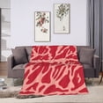 thumbnail image 1 of ZNDUO Vector Meat Texture Pattern Throw Blanket, Lightweight Cozy Soft Throw Blanket for Couch, 50"x40" Throw Blankets for Bed, 1 of 8