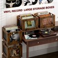 thumbnail image 4 of Caja de Madera TEMI para Almacenamiento de Discos de Vinilo 26x32x39 cm, 4 of 6