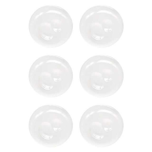 Protecteur de Porte Adhésif Fort - Bouton de Porte en Caoutchouc Auto-Adhésif pour Armoire, Réfrigérateur et Meubles - Réduction de Bruit, Bouclier Mural Réutilisable pour Usage Domestique (6 Pcs) Eactix