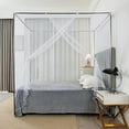 thumbnail image 2 of Ultra Large Bed Net  1 Openings Screen Netting Bed Canopy Circular Curtain for Single to King Size Beds Easy to Install Hanging Kit, 2 of 11