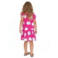 thumbnail image 6 of Hello Kitty Toddler Girl Short Sleeve Drop Waist All Over Print Dress, Sizes 12M-5T, 6 of 7