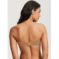 thumbnail image 4 of Women Unlined Lace Strapless Bra Sexy See Through Plus Size Underwire Bralette, 4 of 4
