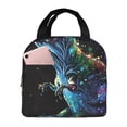 thumbnail image 1 of Disketp colorful flames dinosaur for Insulated Lunch Bag for Women and Men, Perfect for Work, Hiking, Picnic, 1 of 8