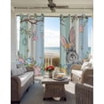 thumbnail image 6 of Happy Easter Blackout Curtains for Bedroom Living Room Darkening Curtains 90 Inch Spring Bunny Colorful Eggs Wooden Grain Black Out Window Curtain Privacy Window Treatment Grommet Drapes 52"x90"x2, 6 of 9