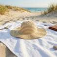thumbnail image 4 of Women Floppy Sun Beach Hats w/ Wide Brim Straw Edge Summer UV Protection Foldable Gardening Hiking Cap by Solaris, 4 of 7