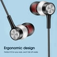 thumbnail image 3 of Hicess HY-7 Wired Earphone In-ear Heavy Bass Dual Drive 3.5mm Sport Gaming Headset with Mic for Mobile Phone, 3 of 8