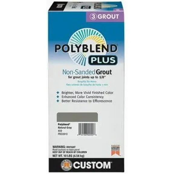 Custom Building Products Polyblend Plus Unsanded Grout - White - 10 lb