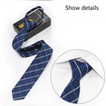 thumbnail image 3 of Corbata de hombre corbata de seda clásica corbata tejida jacquard, 3 of 5