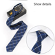 thumbnail image 3 of Corbata de Hombre Corbata de Seda Clásica Corbata Jacquard Tejida MFZFUKR CPB-YY162-1, 3 of 5