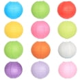 thumbnail image 3 of Colorful Paper Lanterns Chinese Paper Hanging Decorations Ball Lanterns Lamps, 3 of 4