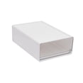 thumbnail image 3 of Organizador de caja de almacenamiento de escritorio, cajón apilable, mesa organizadora para oficina y Blanco Talla M, 3 of 9