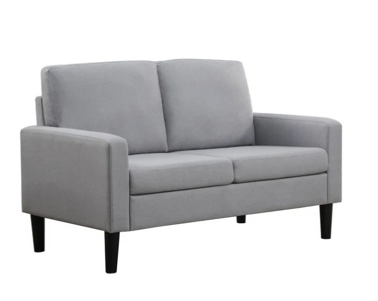 Light Gray Smyre Square Arm 53" Loveseat