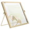 thumbnail image 1 of OULII Leaf Specimen Photo Frame Golden Iron Home Decoration Display 1Pcs, 1 of 8