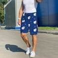 thumbnail image 7 of Kdxio Moon Lamb Print Mens Sleep Shorts Bottoms Soft Comfy Pajama Wear Pants with Drawstring Pockets, 7 of 7