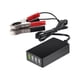 thumbnail image 1 of CC portátil con clip de batería, 12v/24v a 5v, cargador USB de 4 puertos, adaptador multipuerto, otro teléfono inteligente, 1 of 5