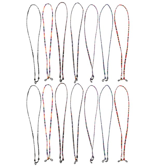 Shisuyan Glasses Holder Strap For Women Glasses Ropes Assorted Color 14Pcs 27In