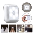 thumbnail image 3 of TFixol Motion-Activated Cabinet Light with 120° Detection, 0-5m Range, Magnetic Base, 3 Installation Options, Warm White LED, Silver Shell, Battery-Powered (AAA Not Included), 3 of 7