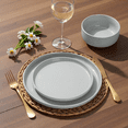 thumbnail image 5 of Onader Dinnerware Sets for 6, 18-Piece Plates and Bowls Set, Stoneware Dinning Ware Set for Kitchen, Microwave & Dishwasher Safe - Light Grey, 5 of 7