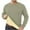 #Army Green, variant on DPTALR George Men's Fashion Casual WarmThick Solid Color Easy Long Sleeve Round-Neck Loose Blouses Shirts,Red,Big and Tall Men XL
