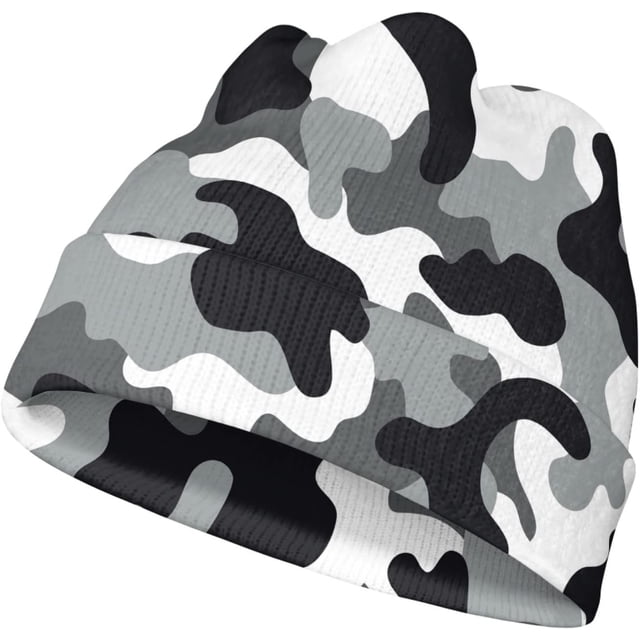 Tuque de Chasse Camouflage à Revers pour Hommes, Légère, Extérieure, Exercice, Décontractée, Douce, Chaude, Hiver, Bonnet