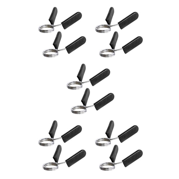 Naiovety 2 uds., Abrazaderas de resorte para barra, entrenamiento, levantamiento de pesas, fitness, liberación rápida, barra de pesas, cierres, clips, Type4 NO4 Naiovety CBP109251