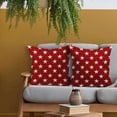 thumbnail image 3 of 4th of July Patriotic Pillow Covers 18X18 Inch Set of 2 American Stars Red Decorative Pillow Cases Memorial Independence Day Linen Cushion Case Farmhouse Home Decor For Sofa Couch Porch Outdoor, 3 of 6