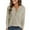 *Beige, variant on ClodeEU Womens Henley Sweater Tops,Solid Color Button V-neck,Casual Pullover Long Sleeved Top Black,Womens Plus L