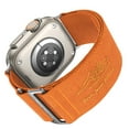 thumbnail image 3 of Sport Bands Compatible with Apple Watch 38/40/41/42mm(S10) Men Women,Stretchy Nylon Sport Loop Strap with S-Hook Adjustable Watch Strap Band for iWatch 38/40/41/42mm(S10),Orange, 3 of 10